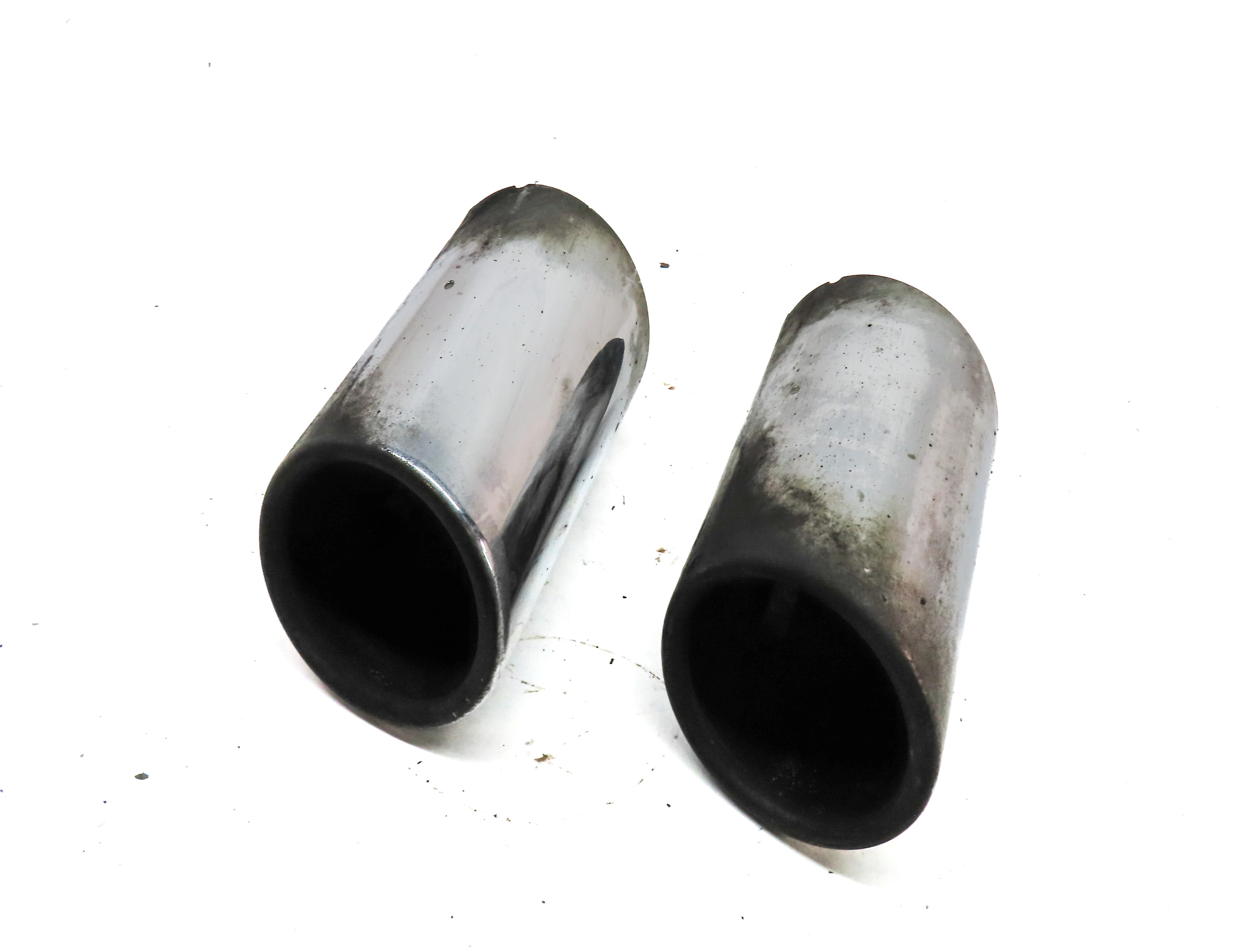 2011-2013 BMW X3 (F25) 3.0L N55 TURBO LEFT & RIGHT MUFFLER EXHAUST TIP SET 2 — exact item pictured
